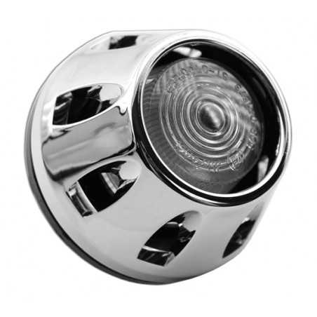 V PARTS Piloto trasero luz custom cromado Leds 12V2/1W 12682