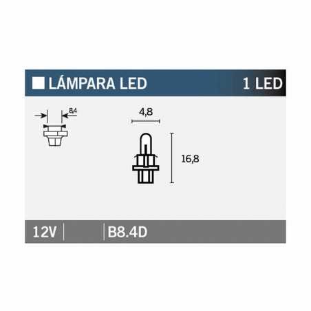 V PARTS LAMP, LIGHT BULB 1LED B8 4D 14659