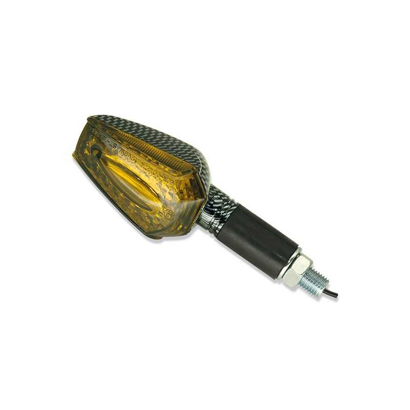 V PARTS Juego de intermitentes carbonlook brazo corto ahumado UNIVERSALES 11741