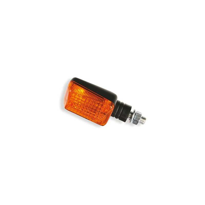 V PARTS Pareja juego intermitentes UNIVERSALES moto P I R Negro Corto Ambar 4396