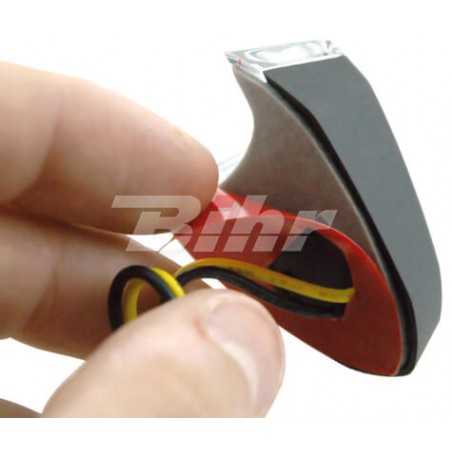 V PARTS SET, TURN SIGNALS LED FAIRING ADHESIVE BLACK 13722