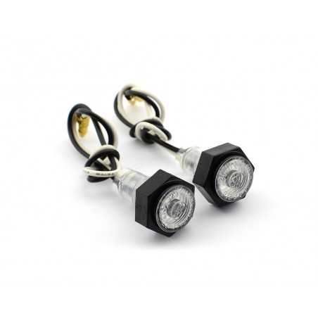 V PARTS Pareja luces Micro de posición blanca Led UNIVERSALES 11414