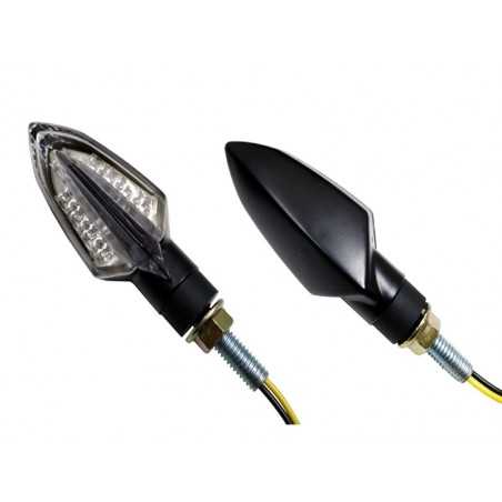 V PARTS Set de intermitentes LED transparentes universales homologados 89751