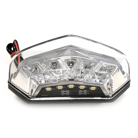 V PARTS REAR LIGHT WITH INTEGRATED TURN SIGNALS LED 12V2.3/4.2/1.1W 115x40mm 320241