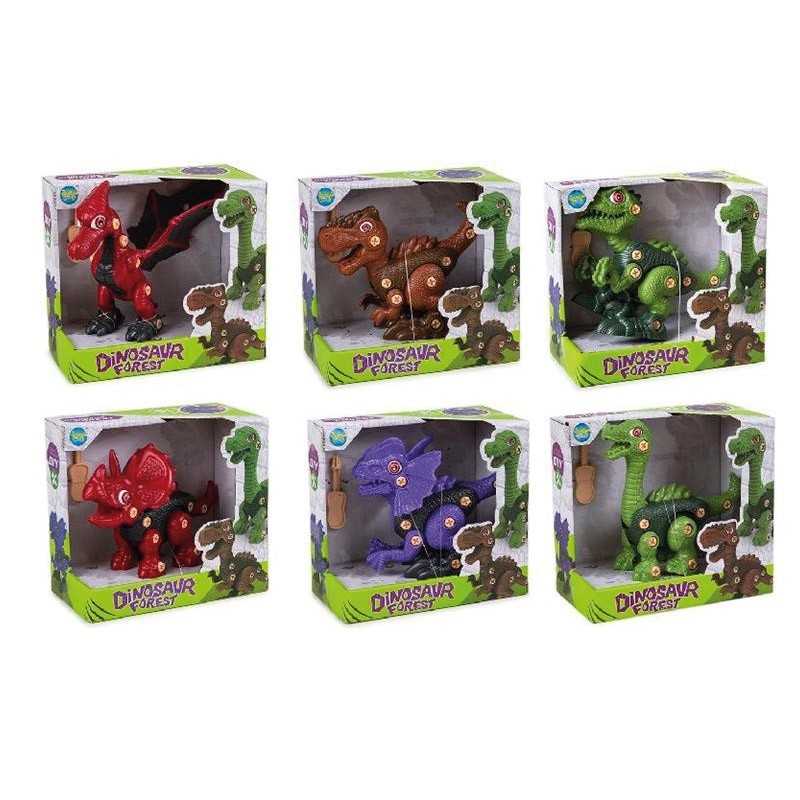 FASEBA Dinosaurs with assembly tool assorted models 20X18 50X11 16297