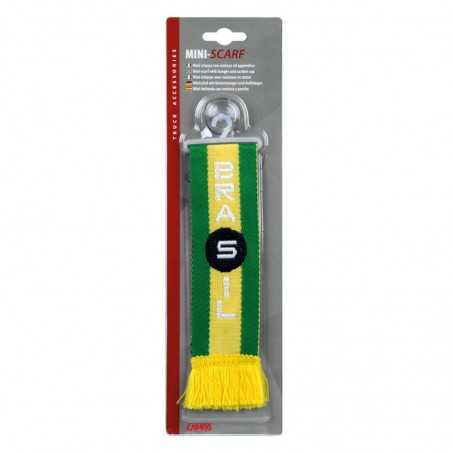 LAMPA Mini banderín de Brasil con ventosa LAM97942