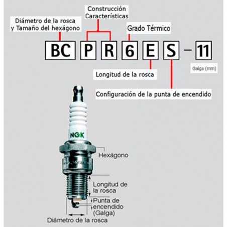 NGK Spark plug for motorcycle long neck B7ES 13105