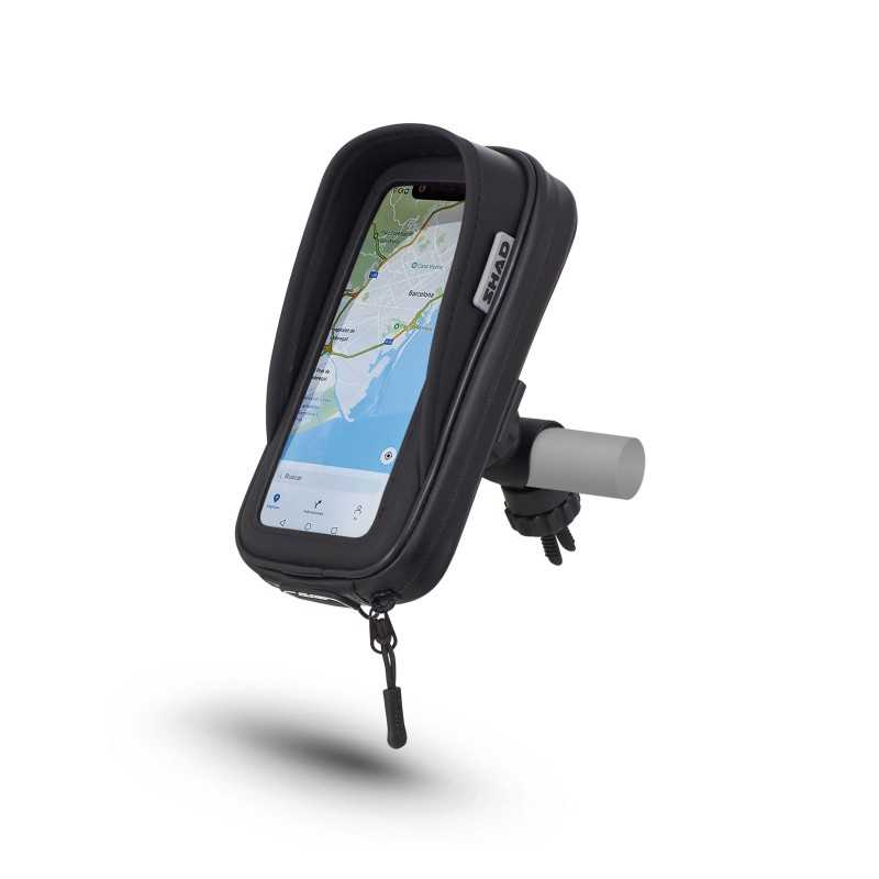 SHAD Soporte para telefono movil al manillar de moto SG62, 160 X 80 MM X0SG62H