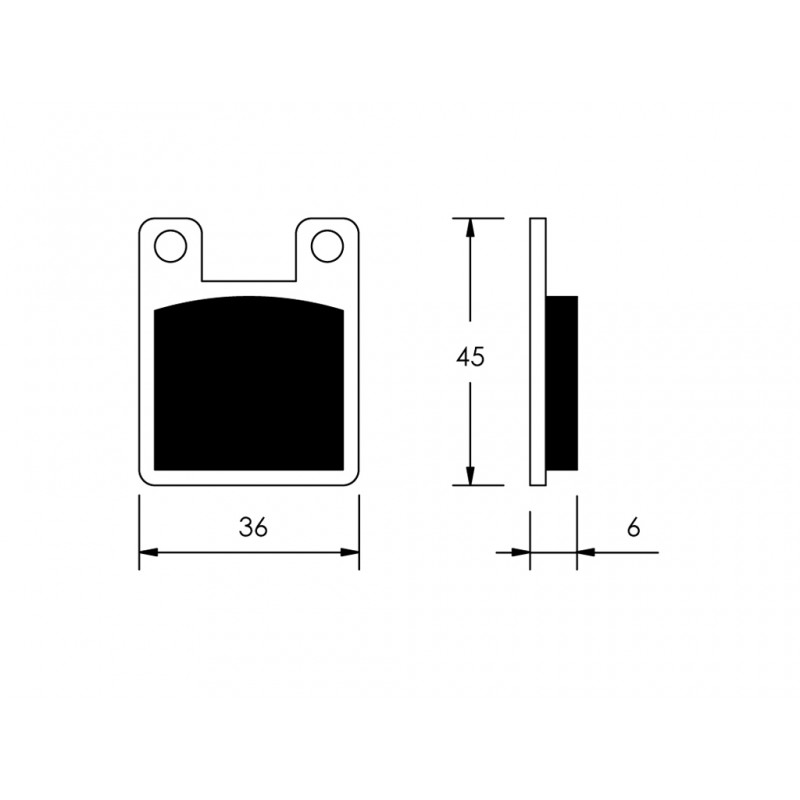 V PARTS Pastillas de freno delanteras O722
