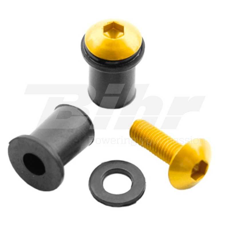 V PARTS BLISTER KIT 8 FAIRING ALLEN SCREWS, IN VARIOUS COLORS  SIZES WITH SILENBLO SCREWS 907