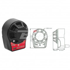 V PARTS Pareja puños moto calefactables para manillar 22mm 12452