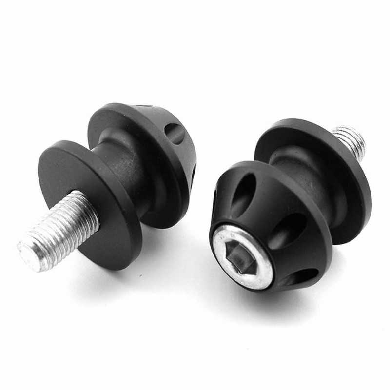 V PARTS Knobs diabolos adaptadores basculante caballete (Negro) YAMAHA M10 670NR