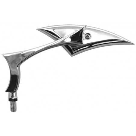 V PARTS MIRROR, REARVIEW, EXPOSITION 153X50, CHROME, LEFT E571I