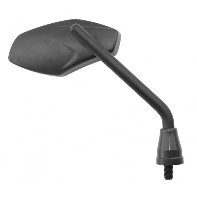 V PARTS MIRROR, REARVIEW, EXPOSITION, RIGHT, RHOMBOID, BLACK ET380D