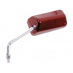 V PARTS Espejo retrovisor F1 M8 izquierdo rojo no homologado para montaje en manillar E905IRJ