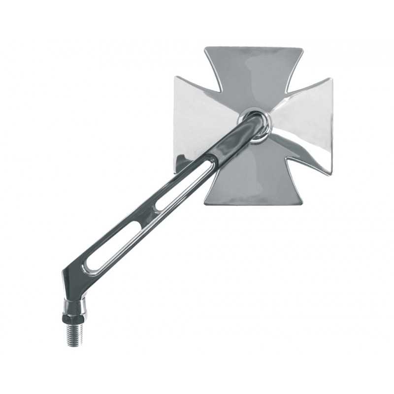 V PARTS MIRROR, REARVIEW, EXPOSITION, IRON CROSS, LEFT E160I