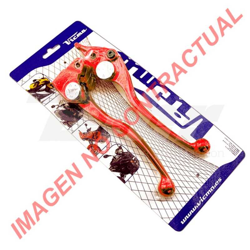 V PARTS SET, LEVERS, RED 80357