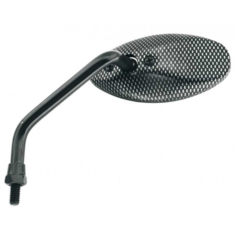 V PARTS MIRROR, REARVIEW, EXPOSITION, WATER DROP, CARBON LOOK, LEFT M8 E717I