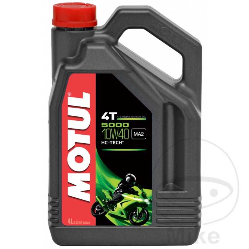 MOTUL Aceite de motor semisintético para moto 10W40 4T 4L 
 5000 714.00.78