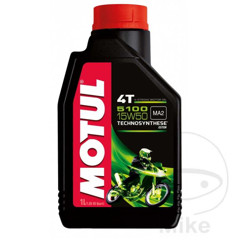 MOTUL Aceite de motor sintético para moto 15W50 4T 1L 
HC- 5100 ALTN: 7140382 714.00.88