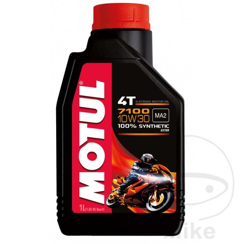 MOTUL Aceite de motor sintético para moto 10W30 4T 1L 
 7100 714.00.92