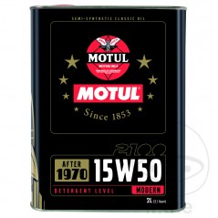 MOTUL Semi-synthetic motor oil for motorcycles 15W50 4T 2L 
 CLASSIC 714.01.63