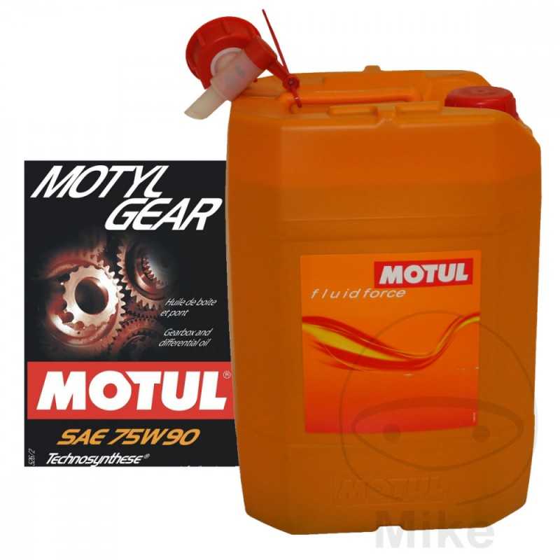 MOTUL Aceite sintético engranaje transmisión de moto 75W90 20L 
HC- MOTYLGEAR 714.01.90