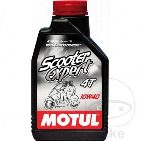MOTUL Aceite de motor sintético para moto 10W40 4T 1L 
HC- SCOOTER EXPERT MA 714.02.58