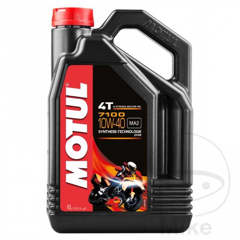 MOTUL Synthetic motor oil for motorcycle 10W40 4T 4L 
 7100 ALTN: 7140367 714.04.91
