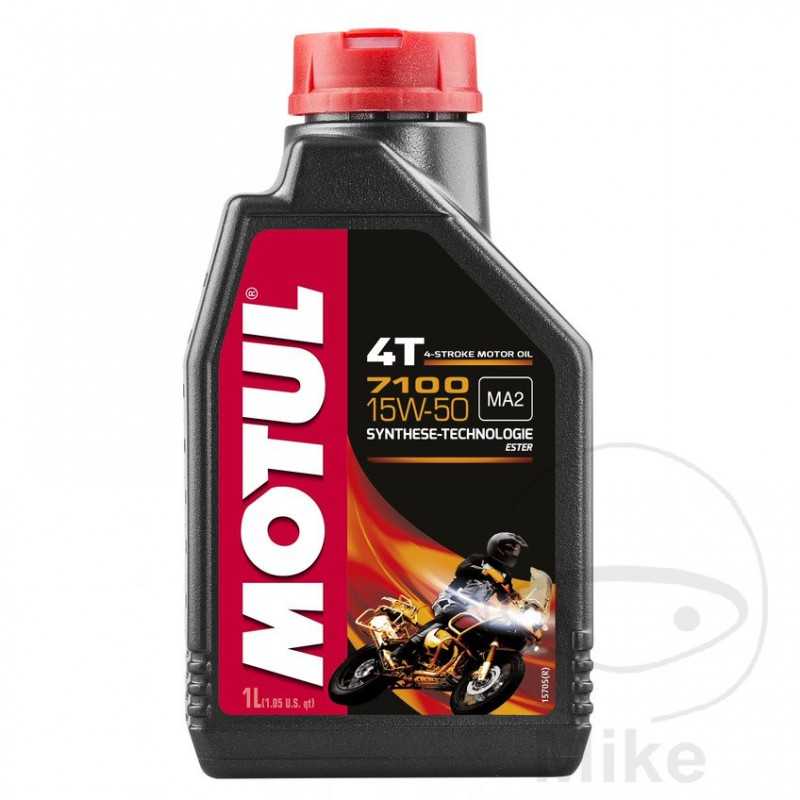 MOTUL Aceite de motor sintético para moto 15W50 4T 1L 
 7100 ALTN: 7140474 714.04.97