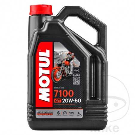 MOTUL Synthetic motor oil for motorcycle 20W50 4T 4L 
 7100 714.04.99