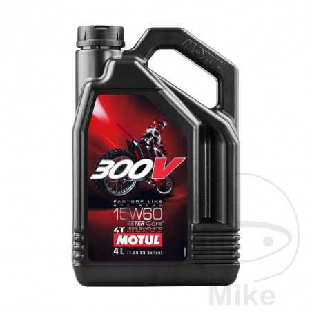 MOTUL Aceite de motor sintético para moto 15W60 4T 4L
300V FL OFF ROAD 714.05.33