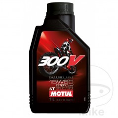 MOTUL Aceite de motor sintético para moto 15W60 4T 1L 
 300V FL OFF ROAD 714.05.34
