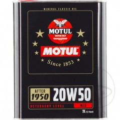 MOTUL Aceite de motor mineral para moto 20W50 4T 5L 
 CLASSIC ALTN: 7140391 714.05.39