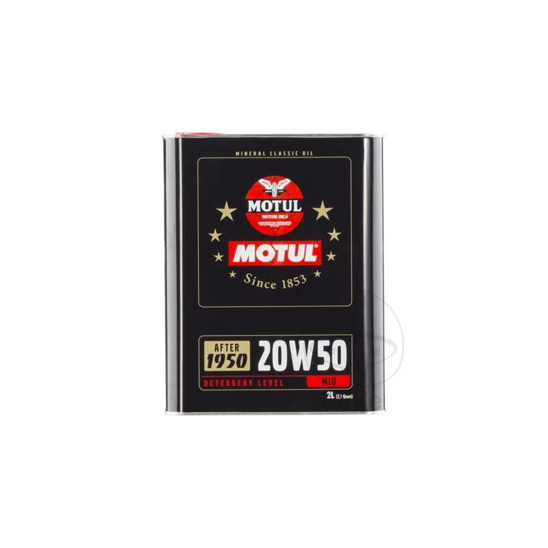 MOTUL Aceite de motor mineral para moto 20W50 4T 5L 
 CLASSIC ALTN: 7140391 714.05.39