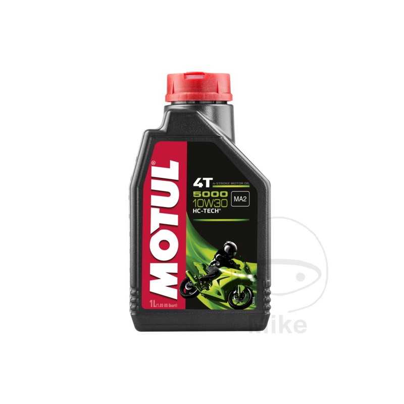 MOTUL Aceite de motor sintético para moto 10W30 4T 1L 
 5000 714.05.47