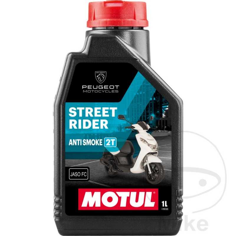 MOTUL Aceite de motor sintético para moto 2T 1L 
 STREET RIDER 714.05.74