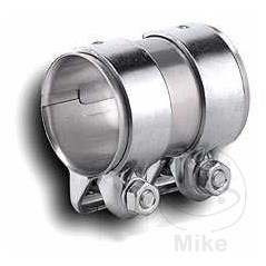 SIN MARCA Double clamp exhaust pipe connector 50/70 MM 371.33.60