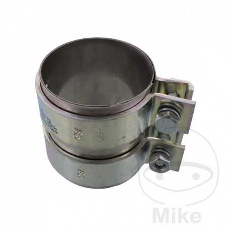 SIN MARCA Double clamp exhaust pipe connector 75/90 MM 371.33.64