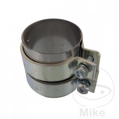 HJS Double clamp exhaust pipe connector 80/90 MM 371.33.65