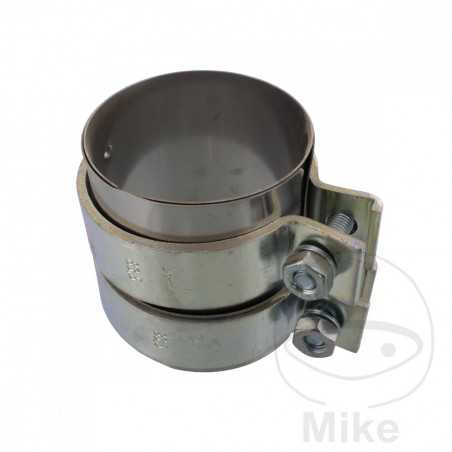 HJS Double clamp exhaust pipe connector 80/90 MM 371.33.65