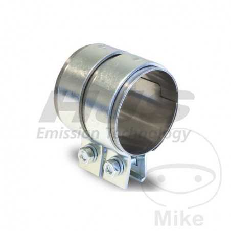 HJS Conector tubo de escape con abrazadera doble 76/90 MM 371.33.66