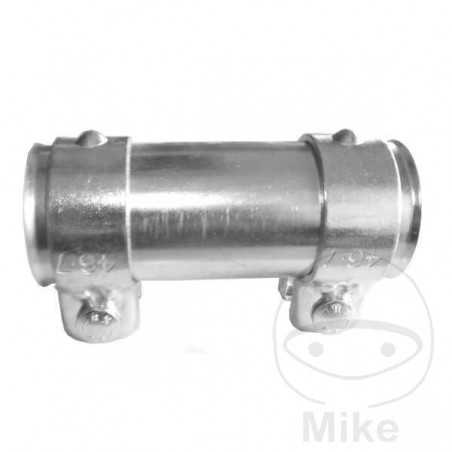 HJS Double clamp exhaust pipe connector 38/95 MM 376.00.01