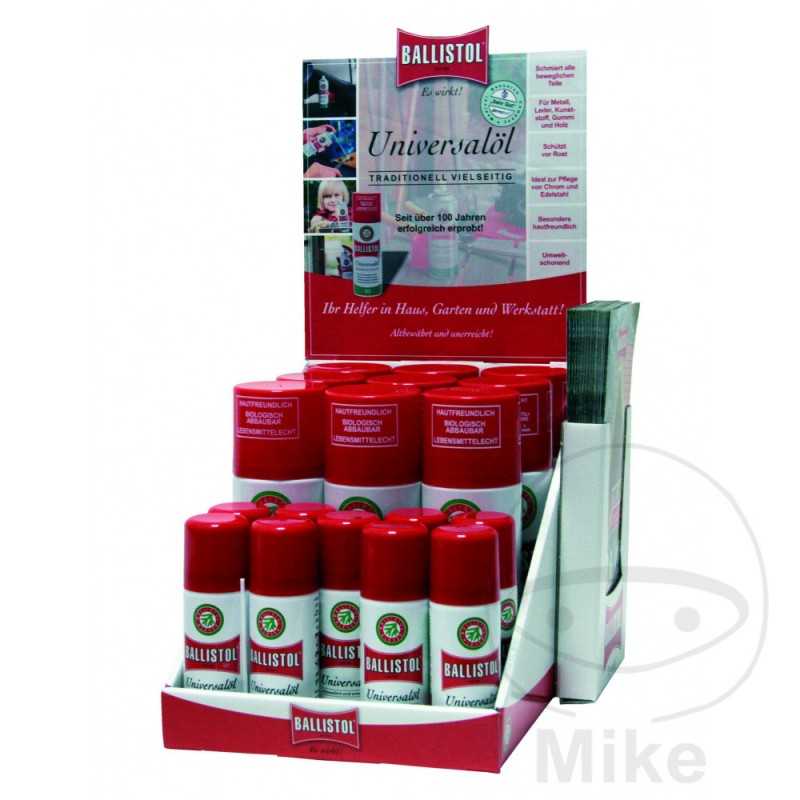 BALLISTOL Expositor de aceite universal 9X50 ML+9X200 ML 557.50.97