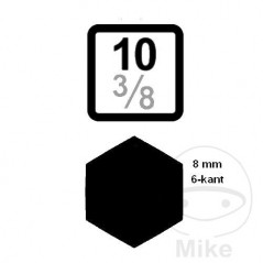 SIN MARCA Adaptador punta para broca de tornillo 3/8 - 5/16
 30 MM 5/168 605.46.39