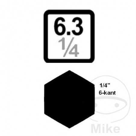 SIN MARCA Screw bit bit adapter 1/4 - 1/4
25 MM 1/46.3 MM 605.95.47