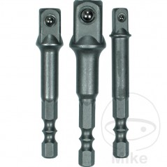 SIN MARCA kit 3 bits for drills and screwdrivers 1/4X1/4 1/4X3/8 1/4X1/2 632.15.58