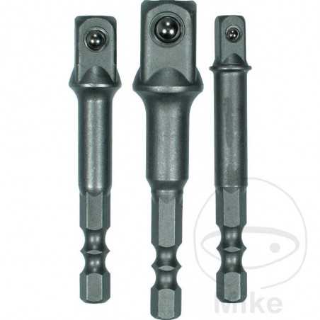 SIN MARCA kit 3 puntas para taladros y atornilladores 1/4X1/4 1/4X3/8 1/4X1/2 632.15.58