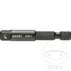 HAZET Hex bit for hand tool 1/4 - 4KT
 50 MM 632.22.39
