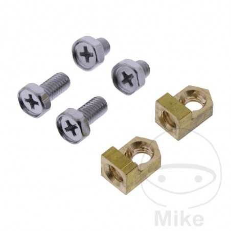 JMT Juego adaptadores terminales de batería M6 x 1.0 MM 707.37.03